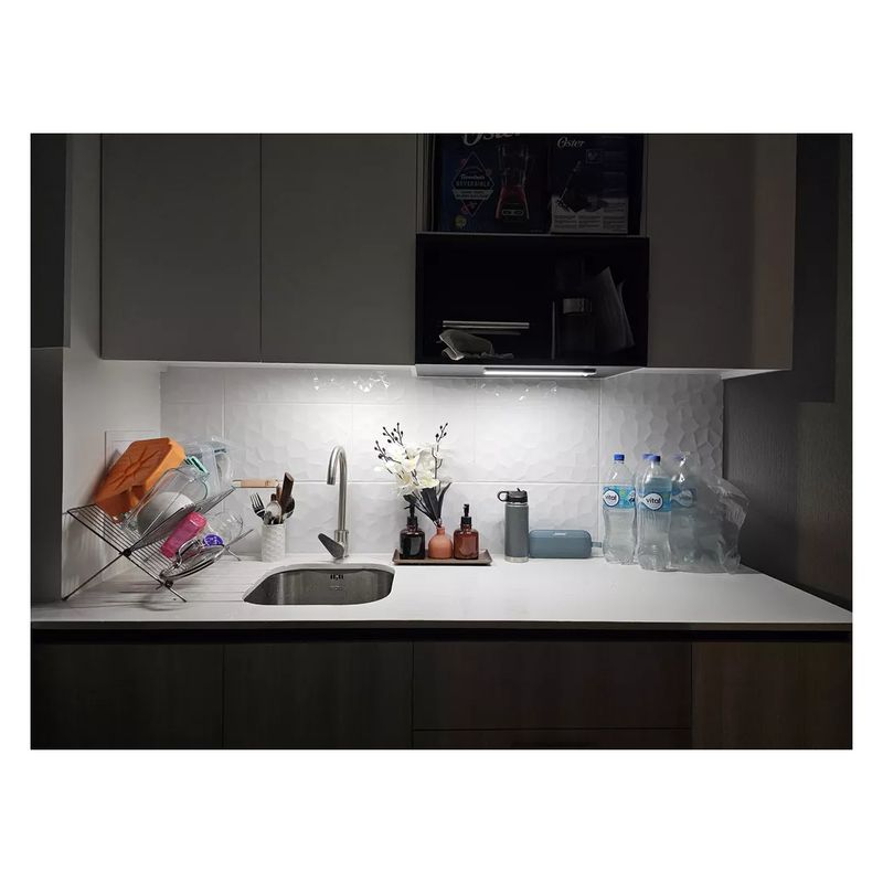 GENERICO - Barra Luz Led Recargable Sensor Movi Closet Armario 30cm