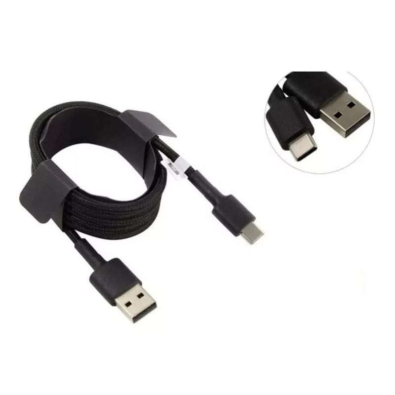 GENERICO - Cable USB Trenzado  Tipo-c 100cm Carga Rápida…