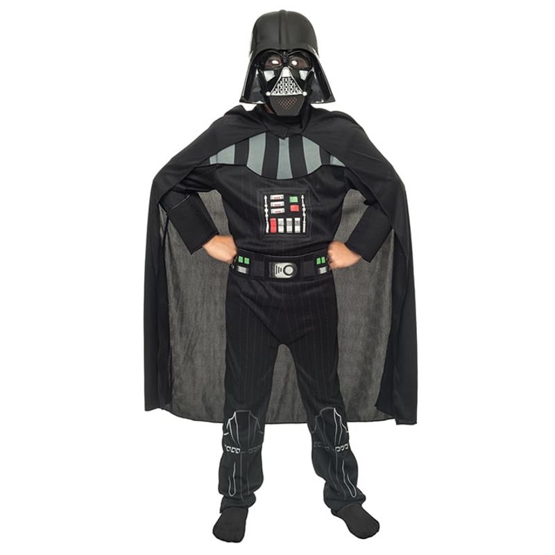 TODODISFRACESCHILE - Disfraz Darth Vader Star Wars Músculos Talla 7--8 años