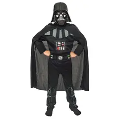 TODODISFRACESCHILE - Disfraz Darth Vader Star Wars Músculos Talla 7--8 años