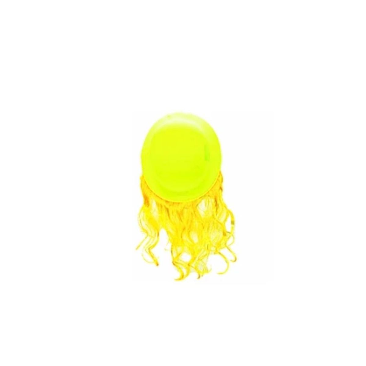 GENERICO - Sombrero Fluor Con Cabello Color Aleatorio 23x26cm