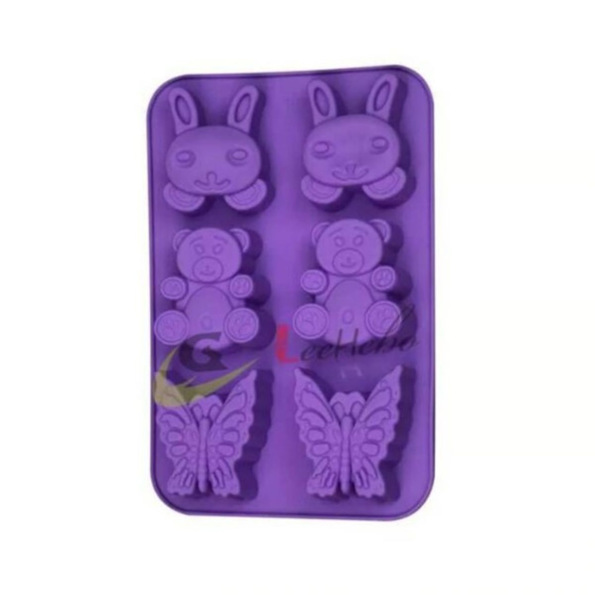 GENERICO - Molde Silicona Reposeria Mariposa-Oso-Conejo