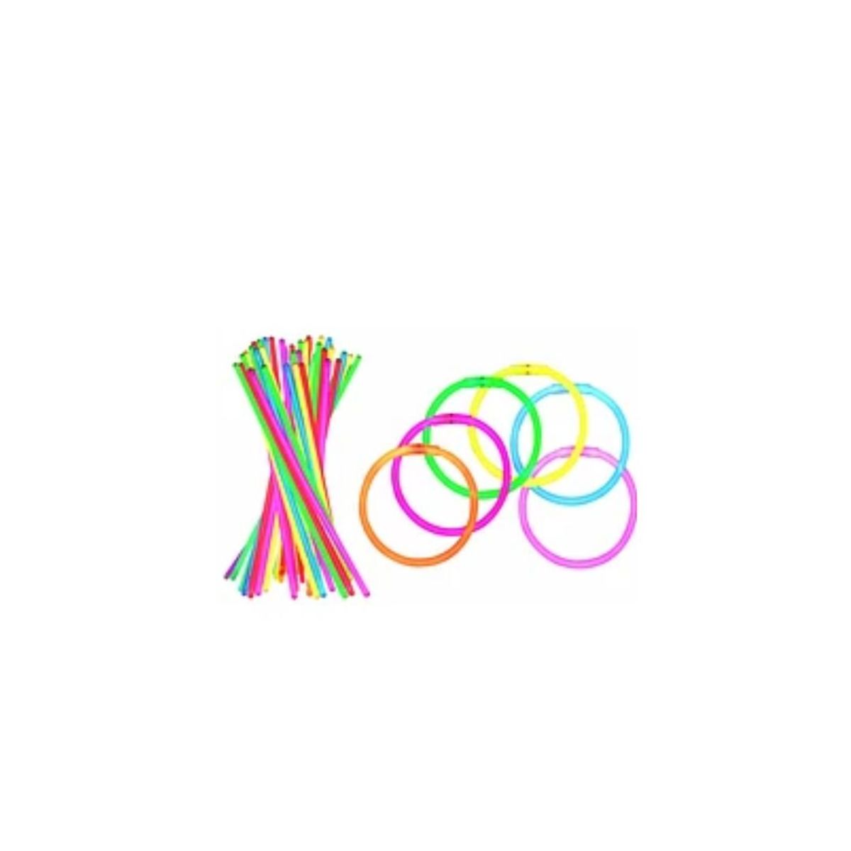 GENERICO - Pulseras Fluor Luminosas 50pcs