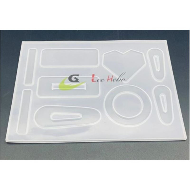 GENERICO - Molde Silicona Para Resina Aretes O Colgantes
