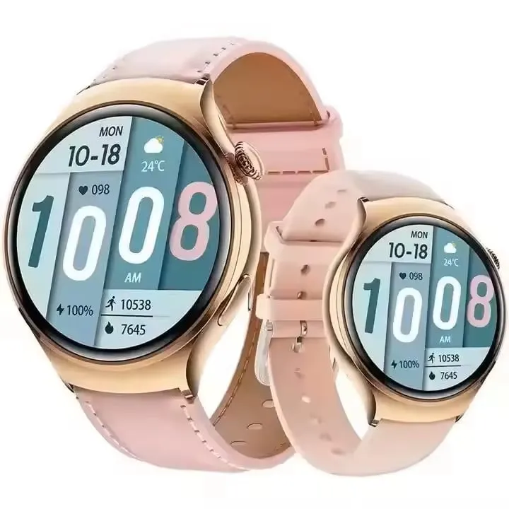Smartwatch Mujer 100+ Modos Deportivos y 2 Correas Intercambiables HD