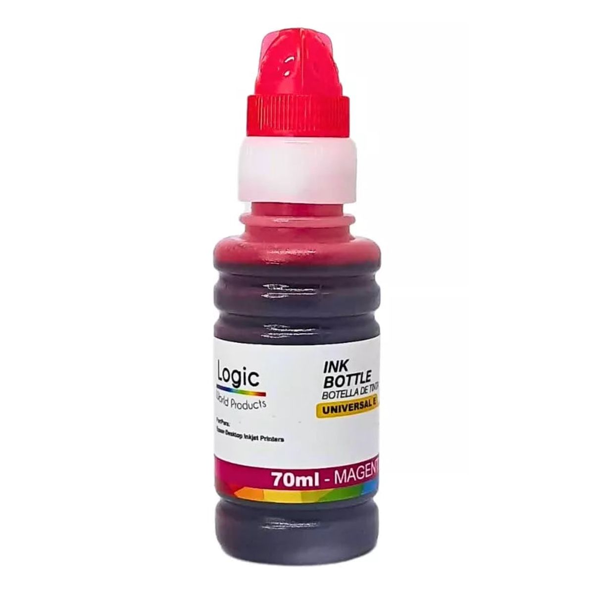 LOGIC - Tinta Color Magenta Para Epson T664 Tinta Standard 70 ml