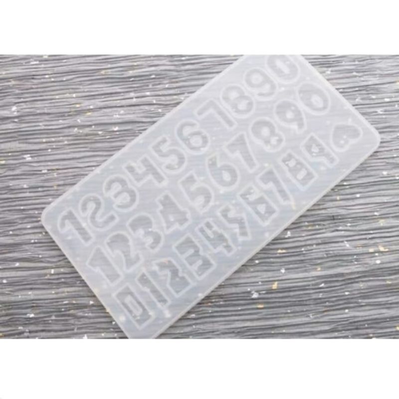GENERICO - Molde Silicona Para Resina Forma Numeros