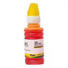 LOGIC - Tinta Color Amarillo Para Epson T664 Tinta Standard 70 ml