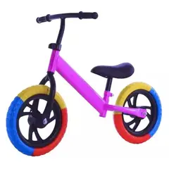 GENERICO - Bicicleta Equilibrio Sin Pedales Aprendizaje Niños Fucsia