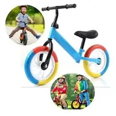GENERICO - Bicicleta Equilibrio Sin Pedales Aprendizaje Niños Celeste