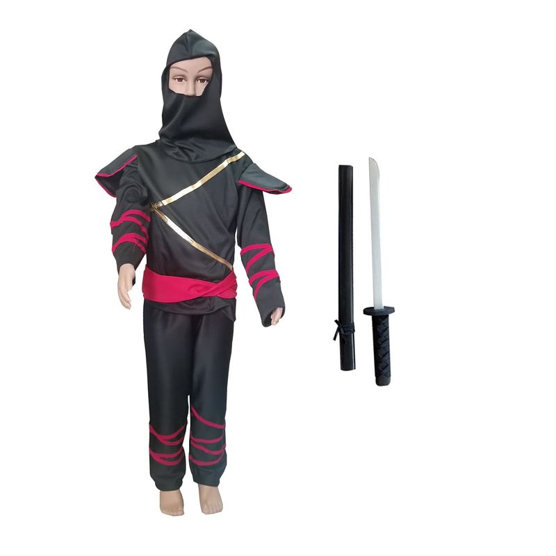TODODISFRACESCHILE - Disfraz Ninja con Catana Deluxe Talla 12