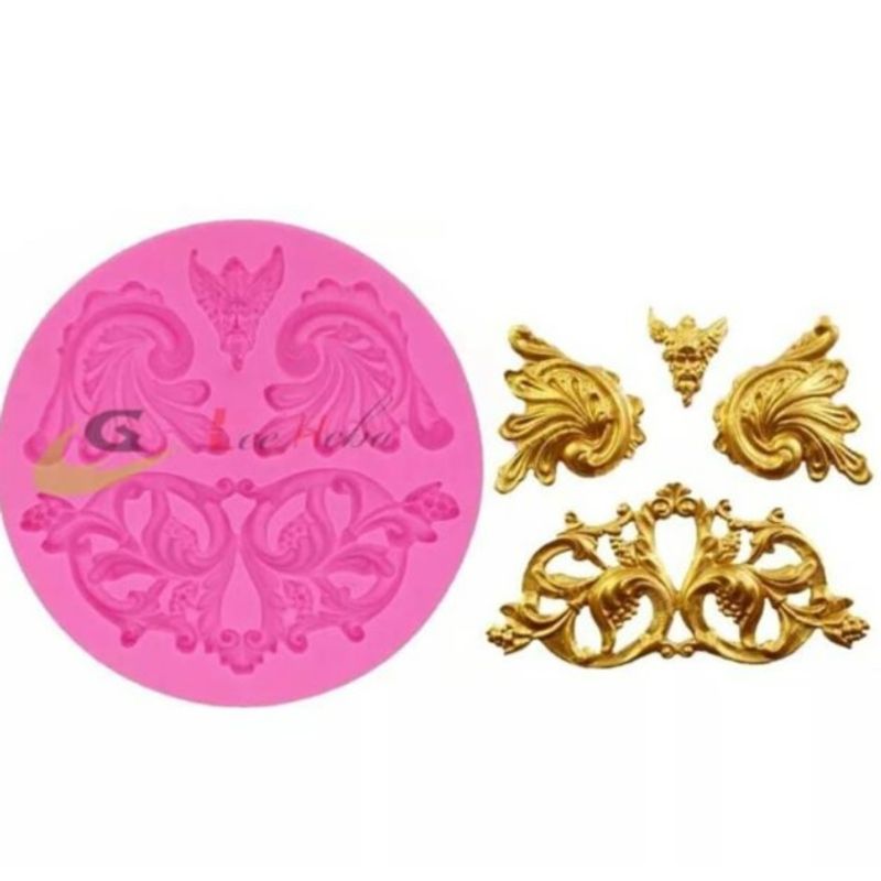 GENERICO - Molde Para Fondant Silicona Forma Vintage Reposteria