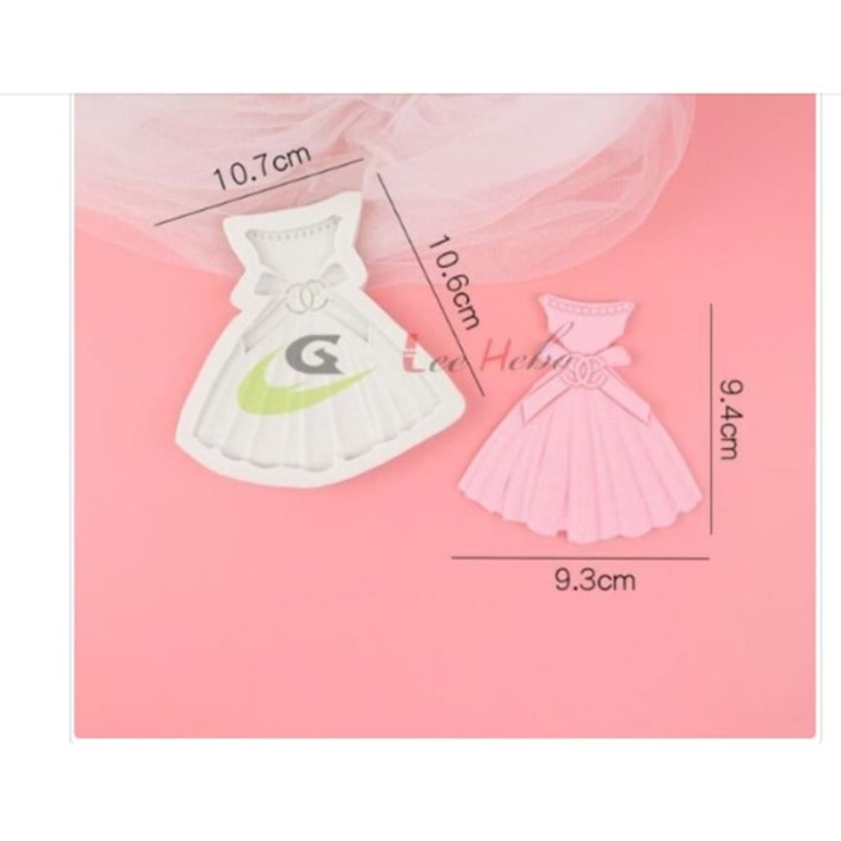 GENERICO - Un Molde Para Fondant Silicona Forma Vestido