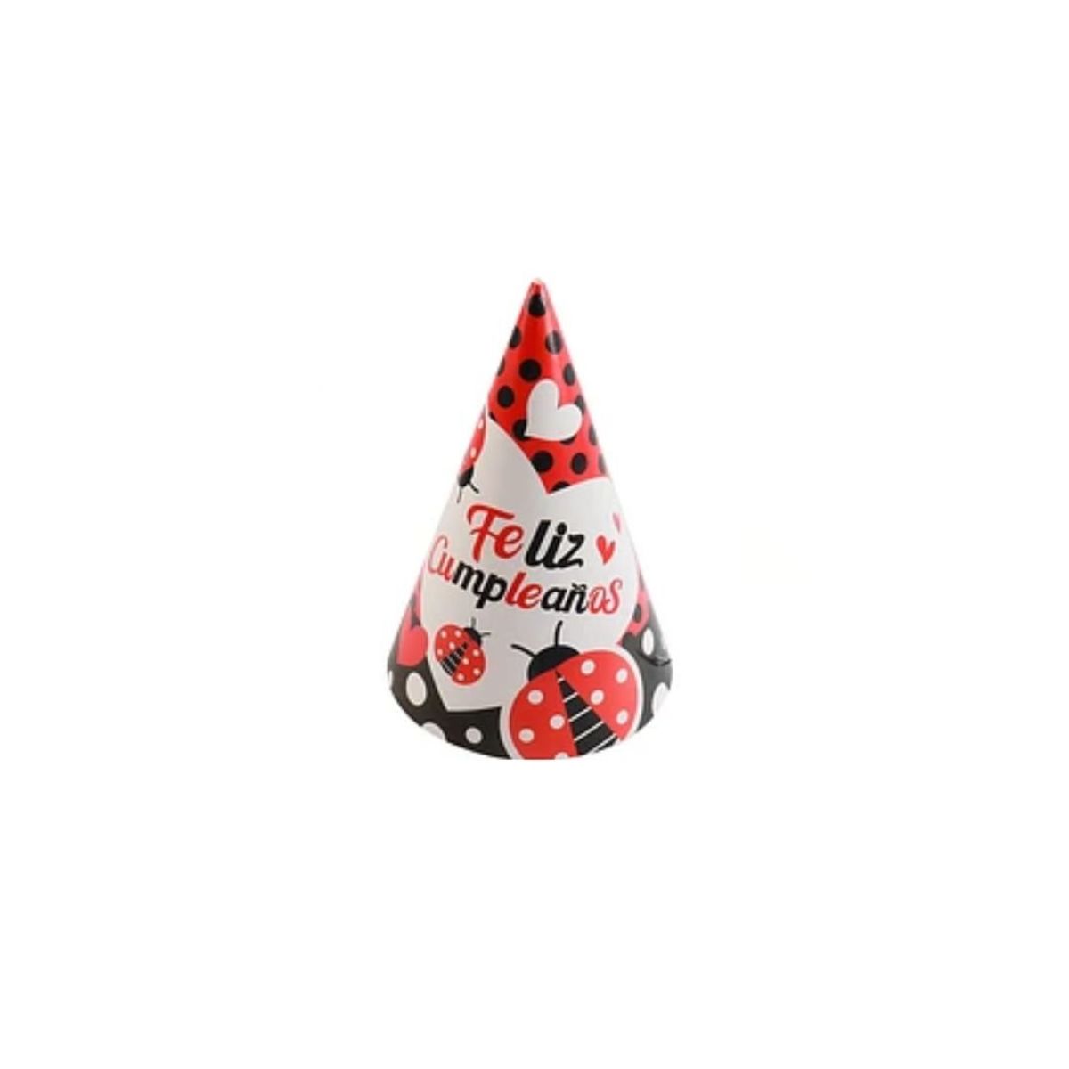 GENERICO - Gorro Chinita Feliz Cumpleaños 6pcs 20cm
