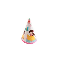 GENERICO - Gorro De Cartón Princesa Con Mariposas 6pcs 20cm