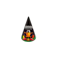 GENERICO - Gorro Cotillon De Futbol 6pcs 15x21cm