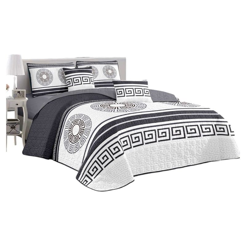 GENERICO - Cubrecama Quilt Verano 1.5 Plazas + 1 Fundas Almohada B1