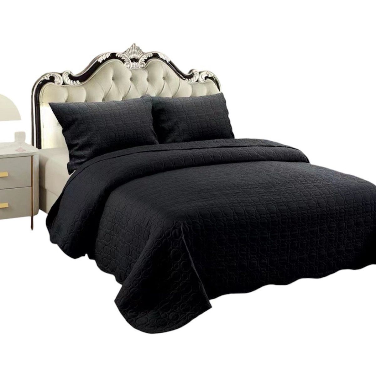 GENERICO - Cubrecama Quilt Verano 1.5 Plazas + 1 Fundas Almohada B6