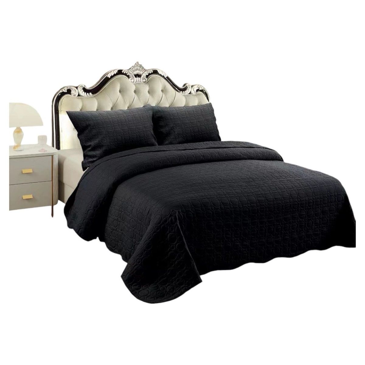 GENERICO - Cubrecama Quilt Verano 1.5 Plazas + 1 Fundas Almohada B6