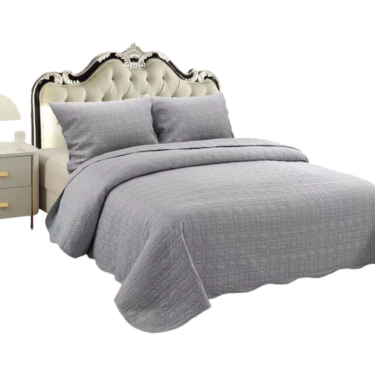 GENERICO - Cubrecama Quilt Verano 1.5 Plazas + 1 Fundas Almohada B7