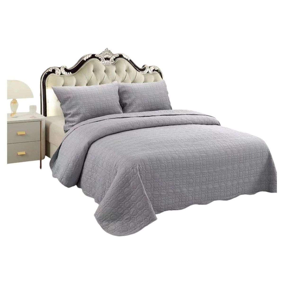 GENERICO - Cubrecama Quilt Verano 1.5 Plazas + 1 Fundas Almohada B7