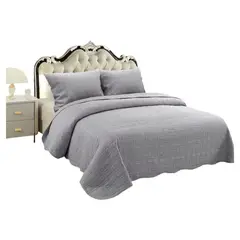 GENERICO - Cubrecama Quilt Verano 1.5 Plazas + 1 Fundas Almohada B7