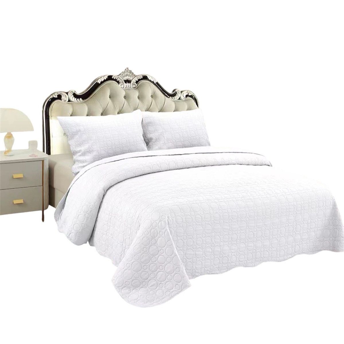 GENERICO - Cubrecama Quilt Verano 1.5 Plazas + 1 Fundas Almohada B9