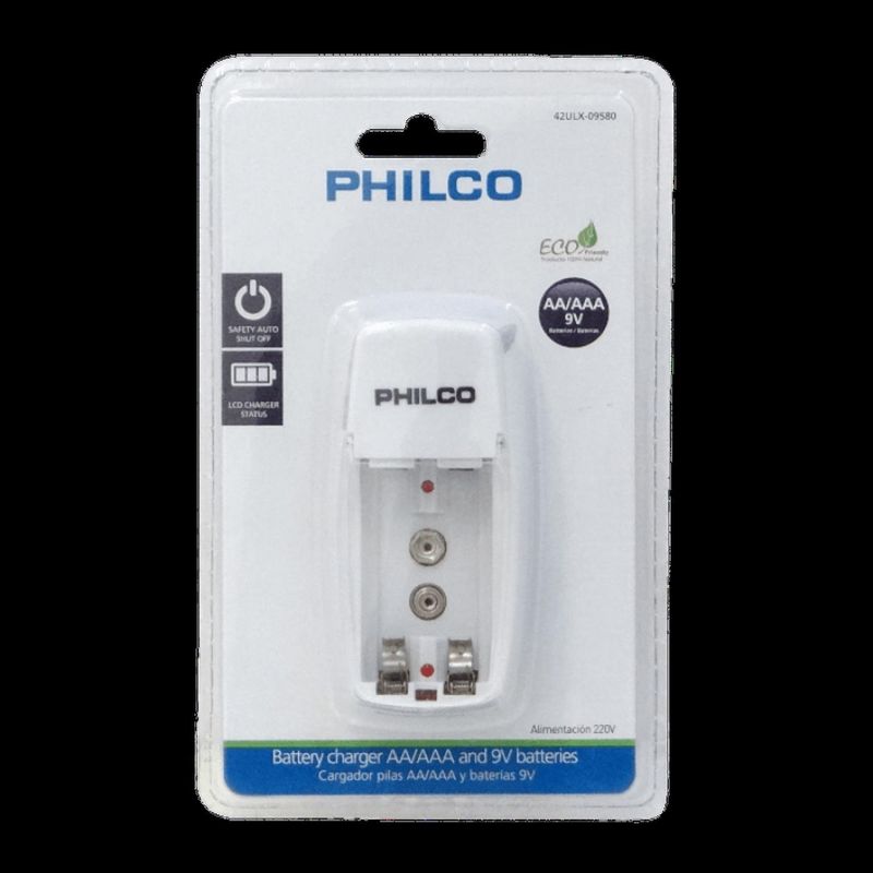 ULTRA - Cargador de Pilas ULTRA Para AA y AAA 9V