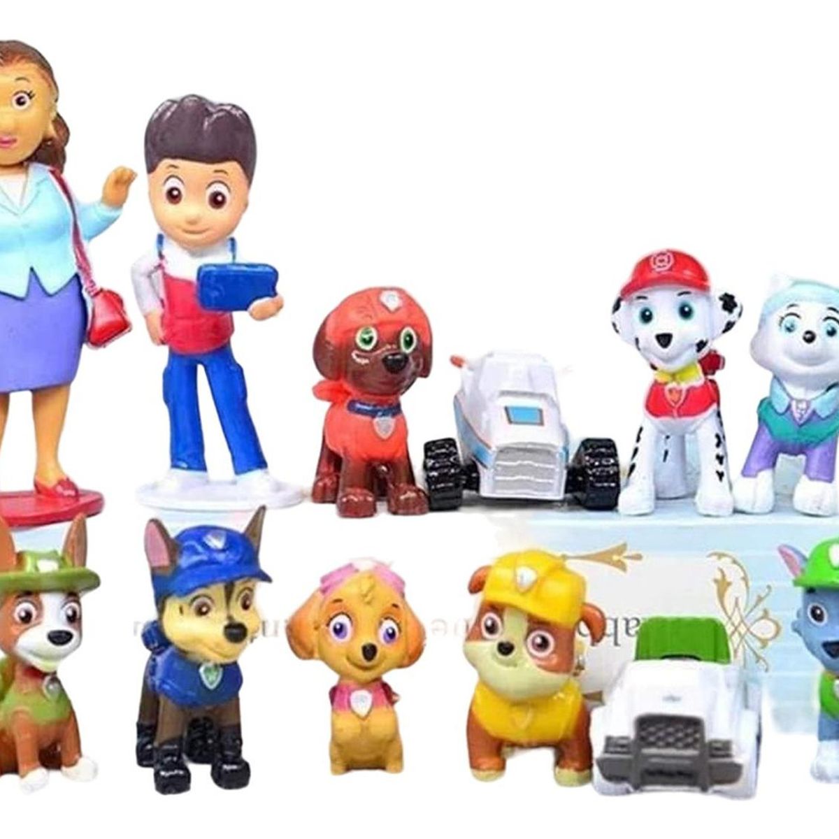 UNIVERSAL - Pack 12 Figuras De Paw Patrol Pvc Duro