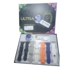 UNIVERSAL - Reloj smartwatch inteligente 3 Ultra Negro - 7 Correas