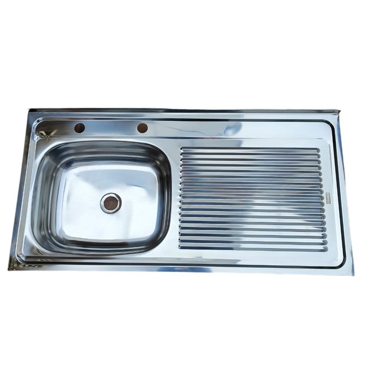 GENERICO - Cubierta Lavaplatos Sobreponer 100cm  Kit Desague LD Caja 5U