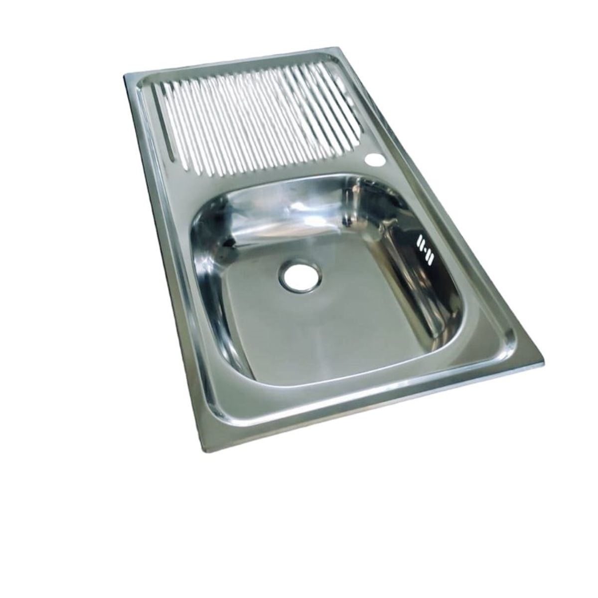 GENERICO - Cubierta Lavaplatos Empotrado 80cm  Kit Sifón Desague LI Caja 5U