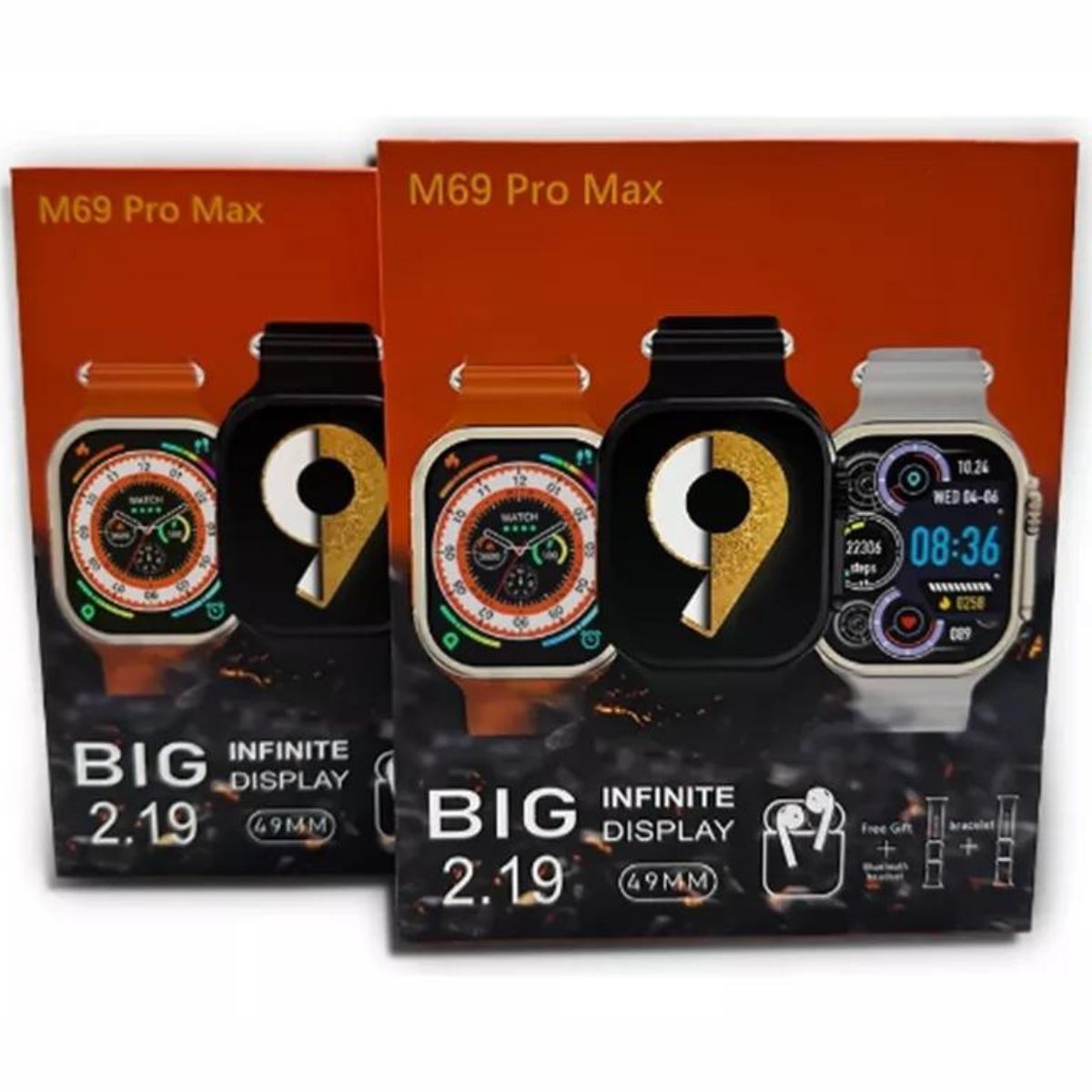 GENERICO - Reloj Smartwatch Correas + Audífonos