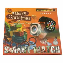 GENERICO - Reloj Smartwatch + 4 Correas Navideño