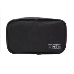 GENERICO - Cajón Organizador Sujetador Calcetines Organizador De Viaje Negro