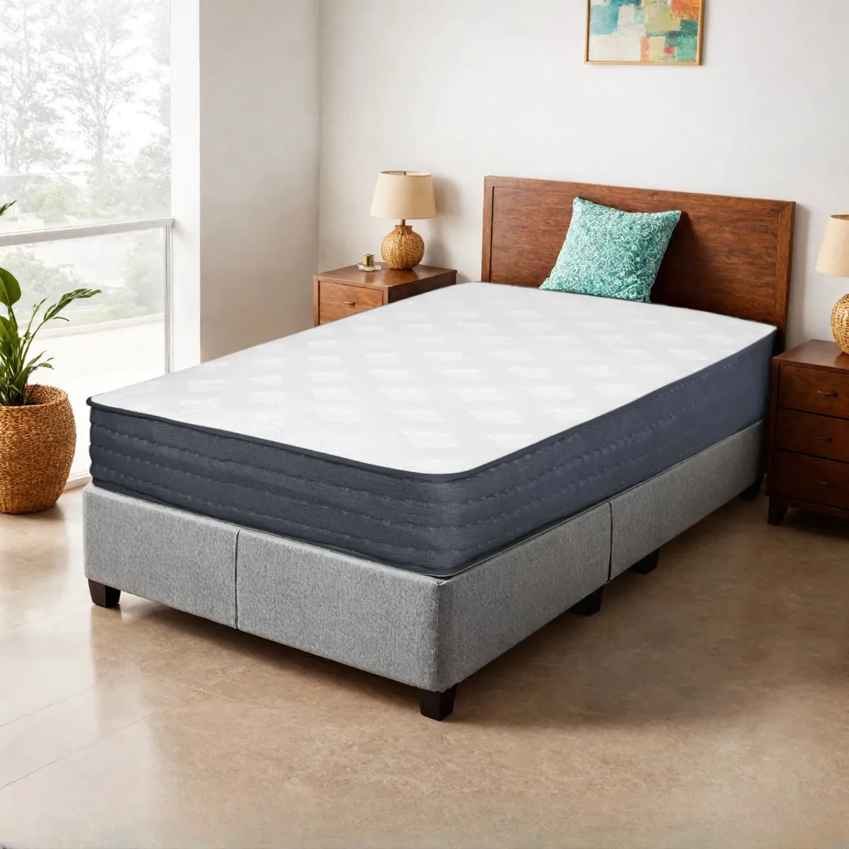 ELEMENT DESIGN - Colchón Vitalia 1.5 plazas Resortes Pocket 105x190x24cm