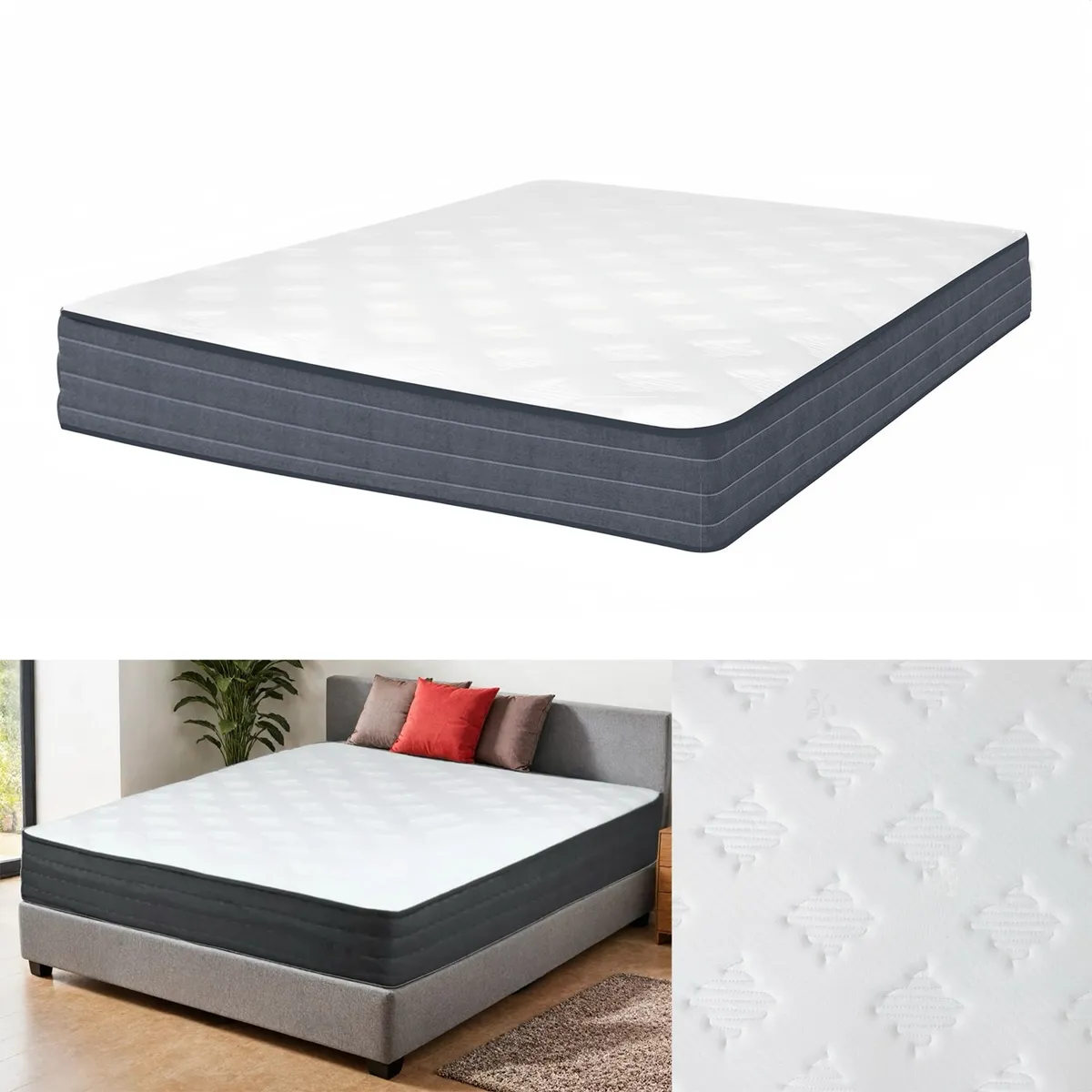 ELEMENT DESIGN - Colchón Vitalia King Resortes Pocket 180x200x28cm