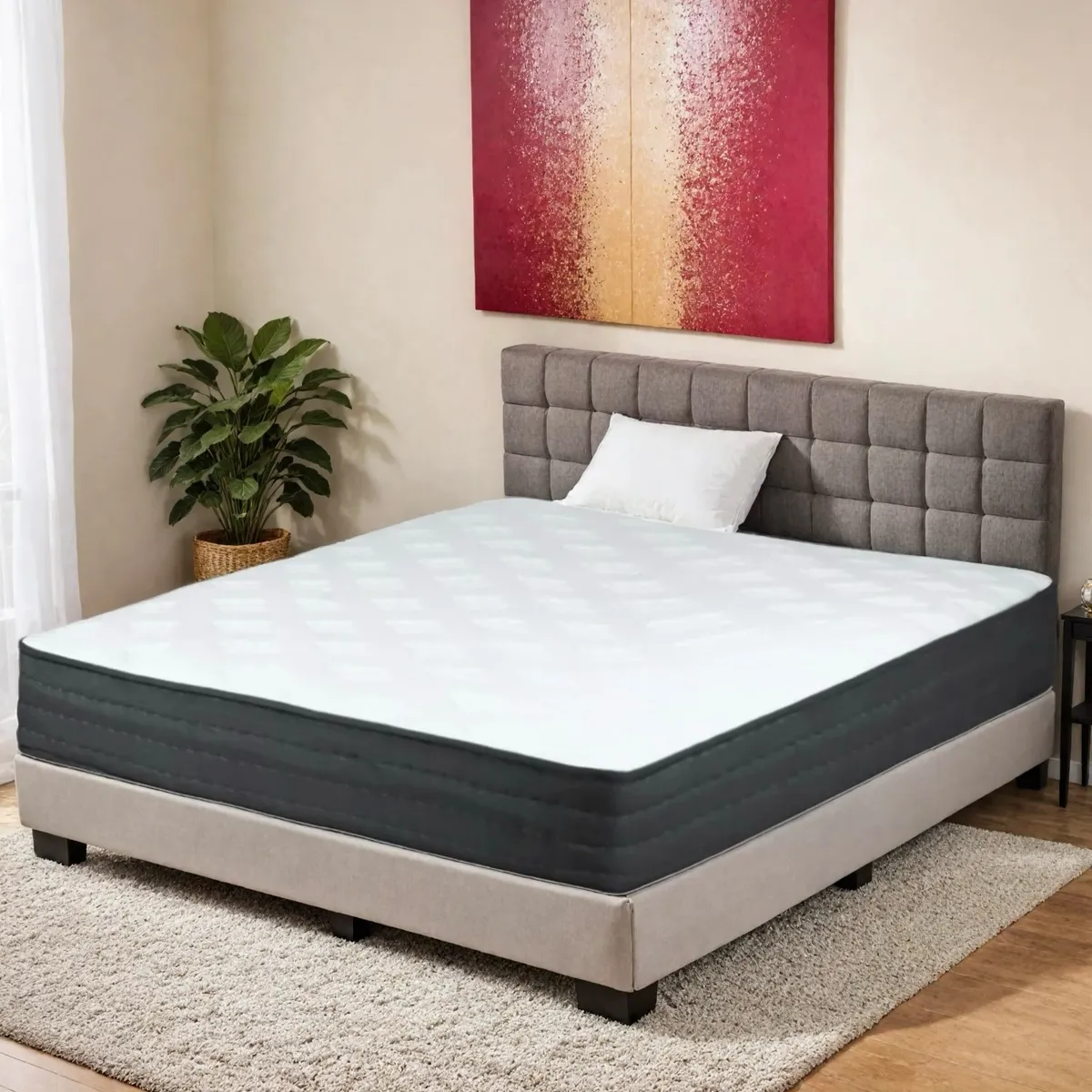 ELEMENT DESIGN - Colchón Vitalia King Resortes Pocket 180x200x28cm