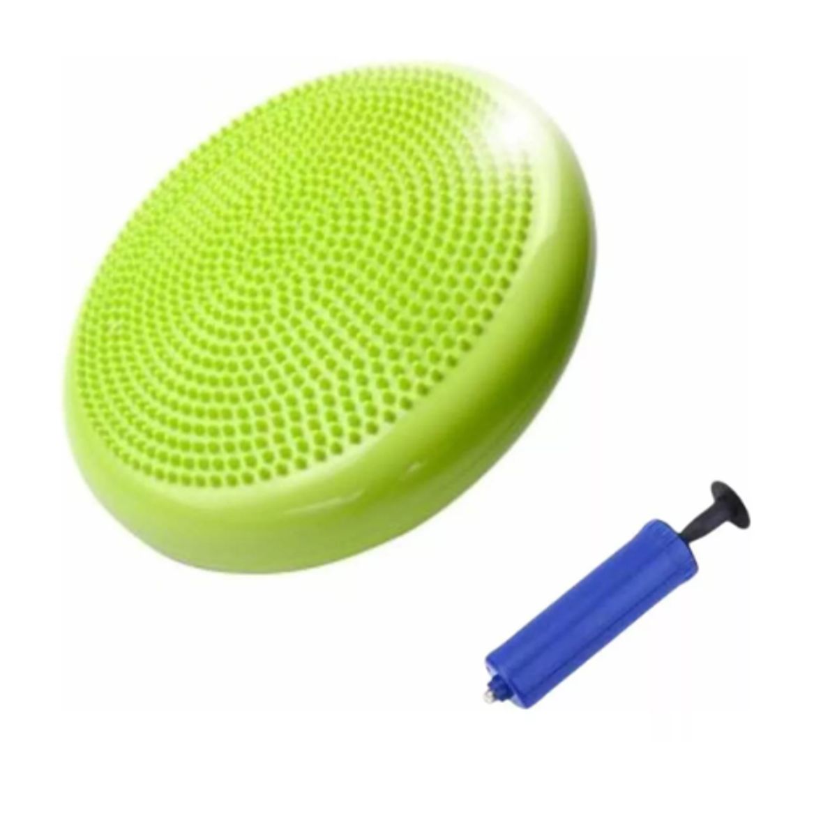 GENERICO - Balon Bosu Yoga Semiesfera Cojin 33cm  Inflable VERDE