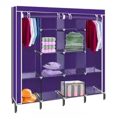 GENERICO - Guarda ropa armable ropero grande 170x170x45cm púrpura