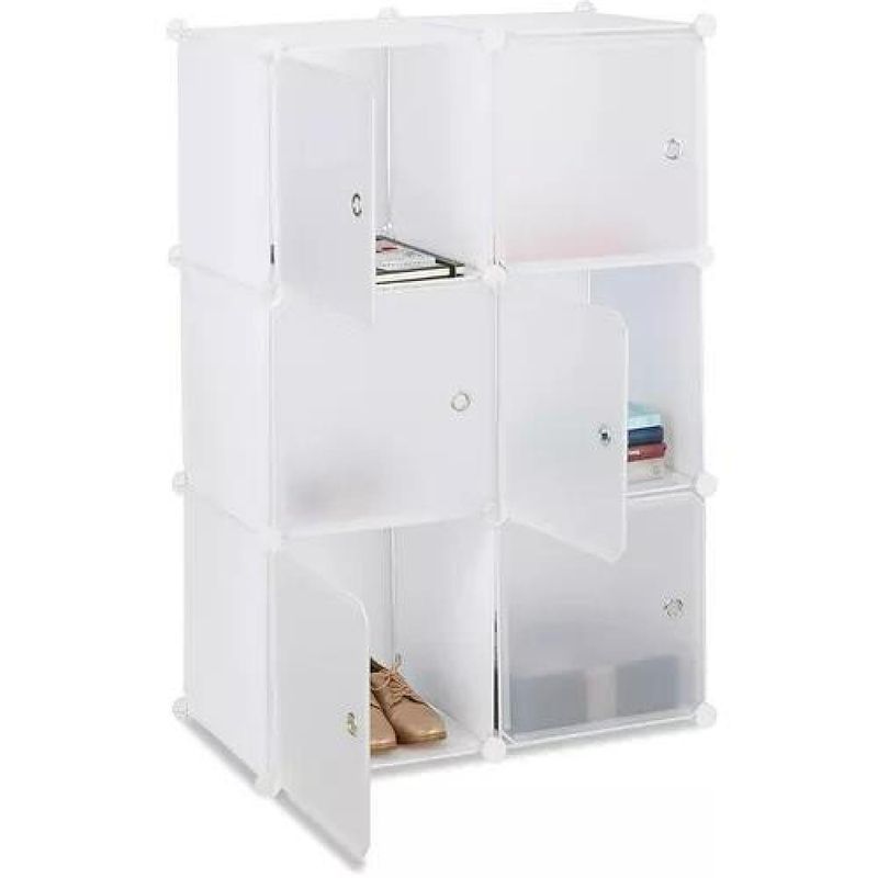 GENERICO - Organizador de zapateras 6 módulos para baño o ropero