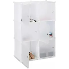 GENERICO - Organizador de zapateras 6 módulos para baño o ropero