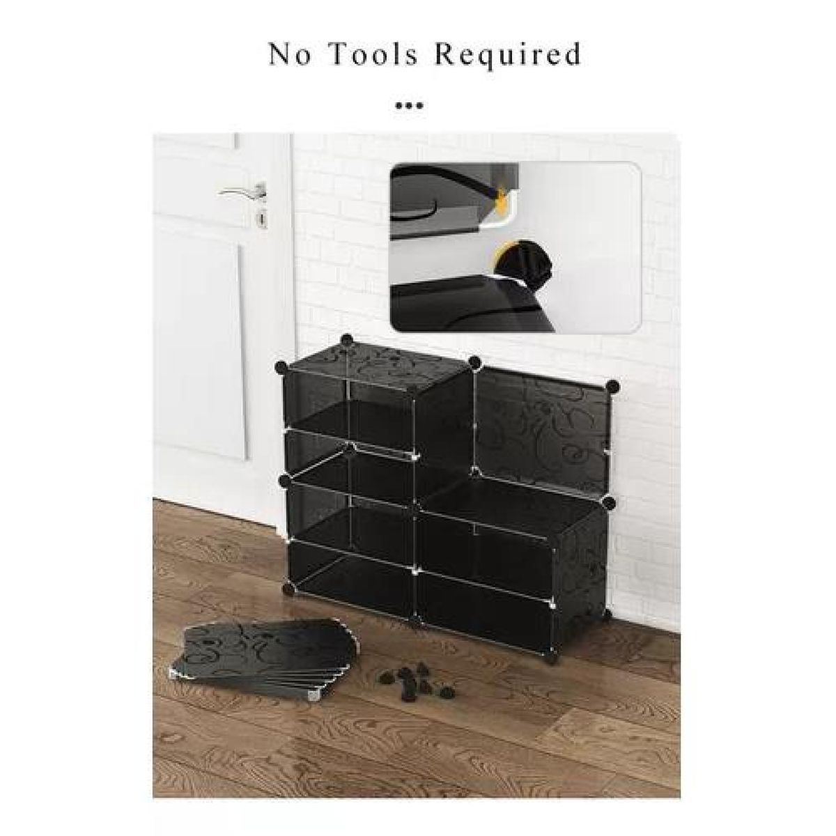 GENERICO - Organizador de closet 4 módulos para baño o ropero armable