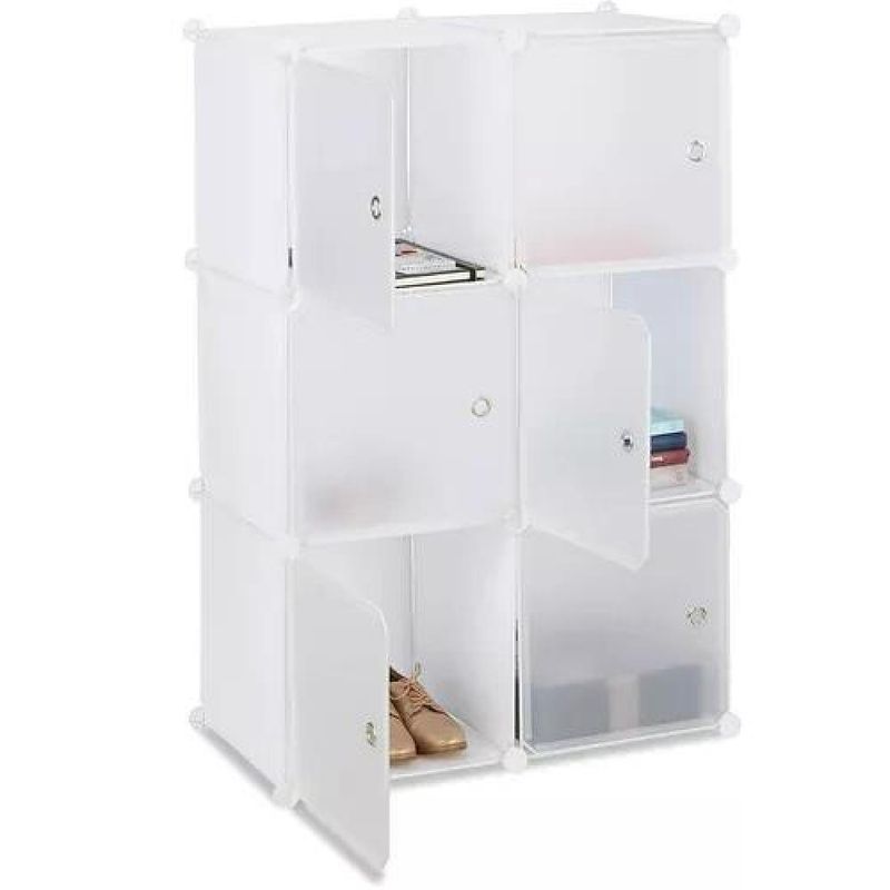 GENERICO - Organizador de zapateras 6 módulos para baño o ropero