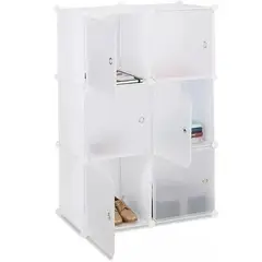 GENERICO - Organizador de zapateras 6 módulos para baño o ropero