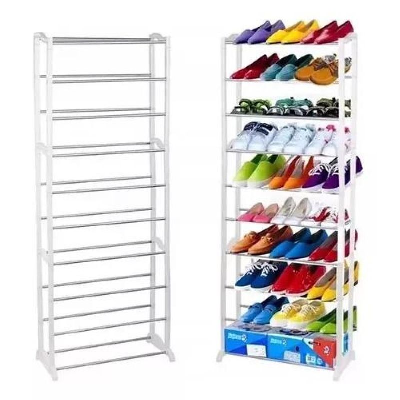 GENERICO - Zapatera organizador de zapatos armable 10 niveles 30 pares