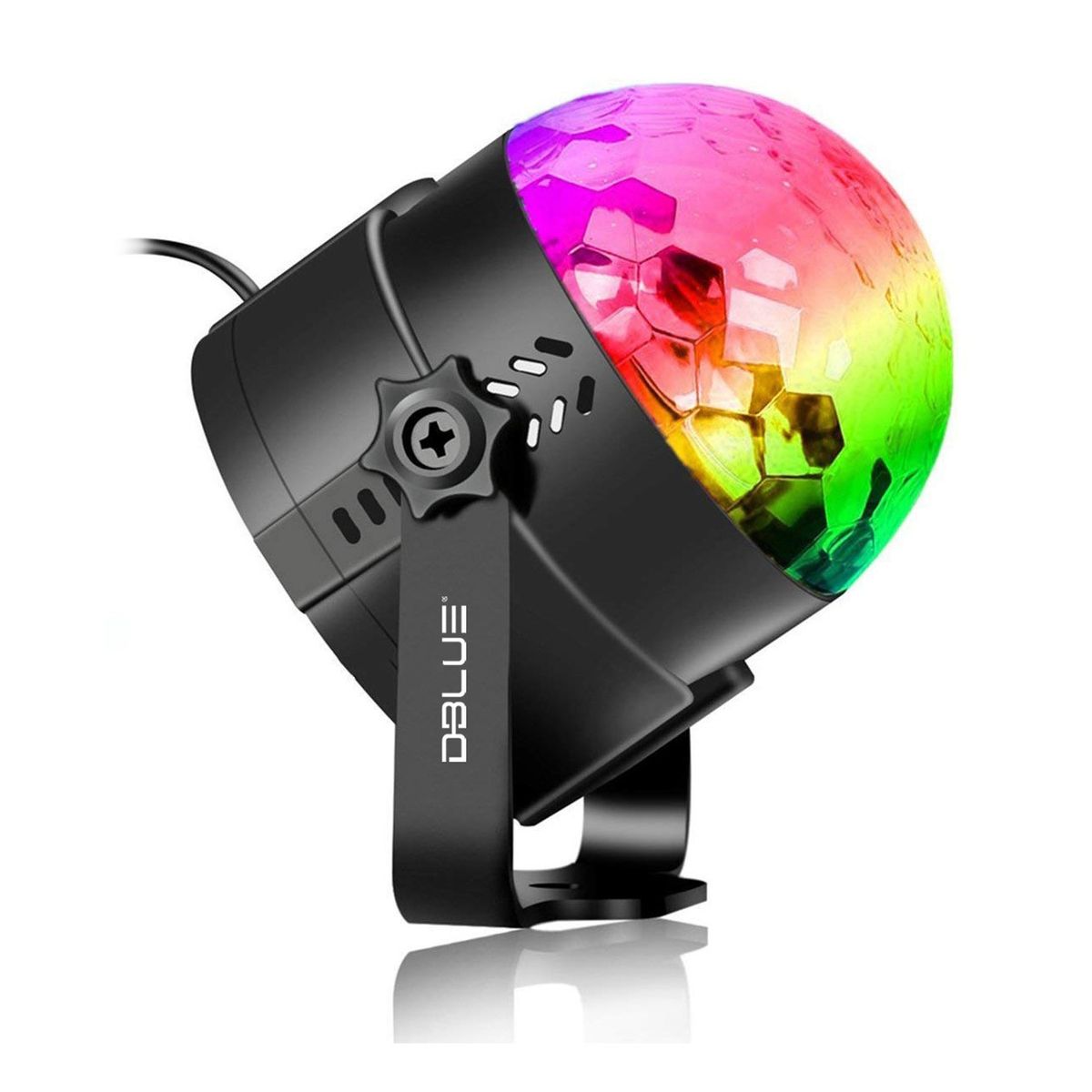 DBLUE - Mini Bola de Luces Led Multicolor Dblue DBPLED31 Rítmica