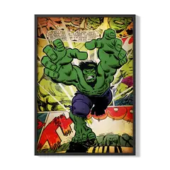 CREANGO - CUADRO POSTER HULK MARVEL COMIC 33X43