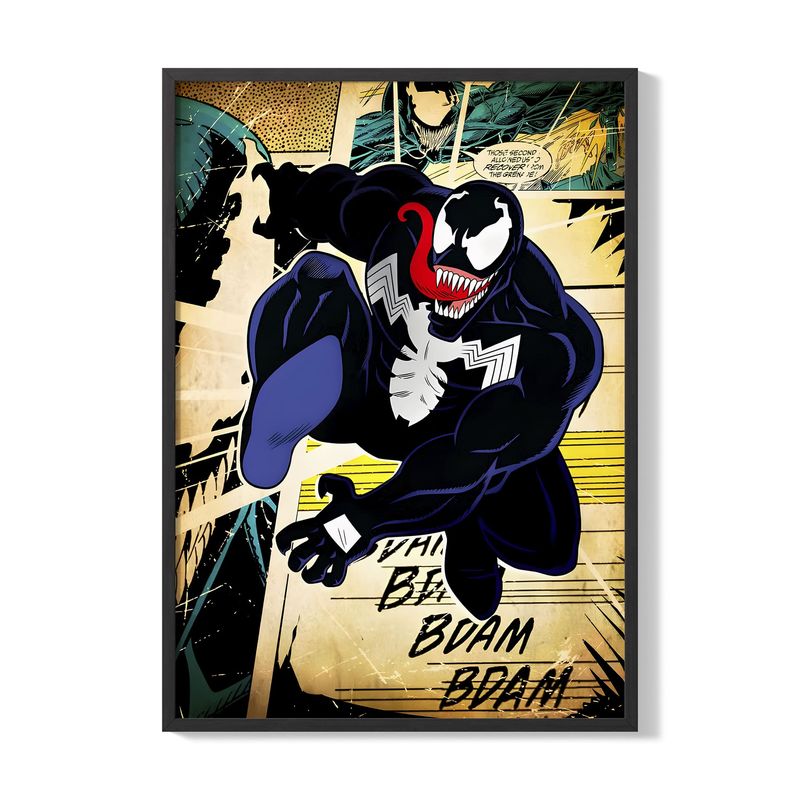 CREANGO - CUADRO POSTER VENOM MARVEL COMIC 33X43