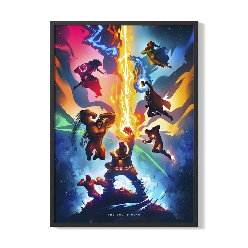 CREANGO - CUADRO POSTER AVENGER VS THANOS 33X43